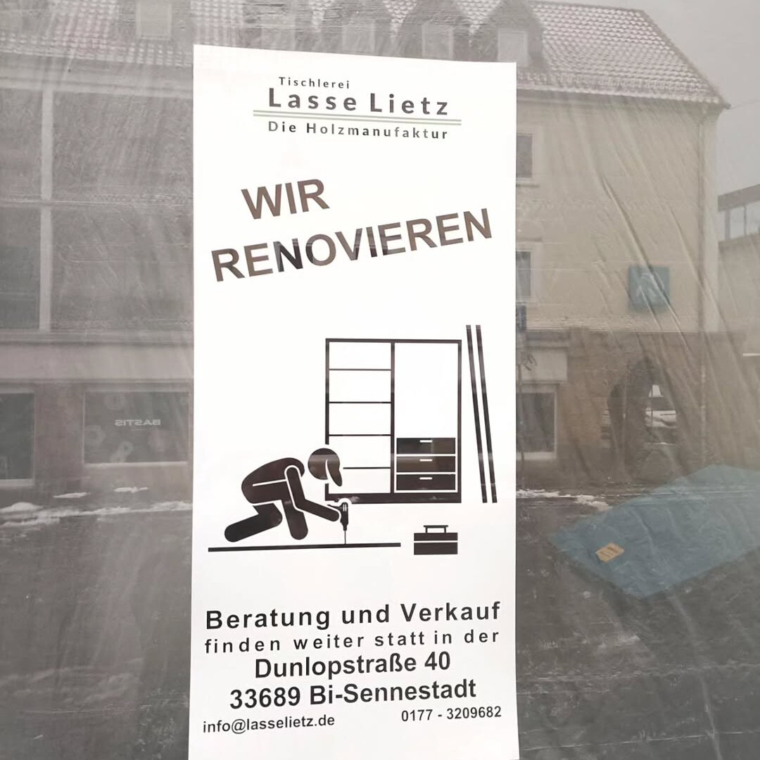 Renovierung Showroom